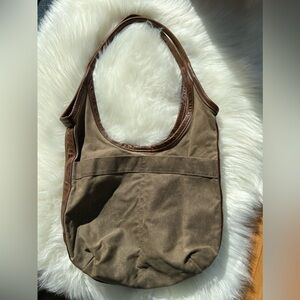 Rough & Tumble Waxed Canvas Sling with Two Outer Pockets Size Small GUC
